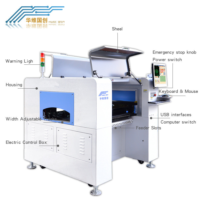 Pick And Place SMT Solder Paste Printer Machine PCB Stencil Printer